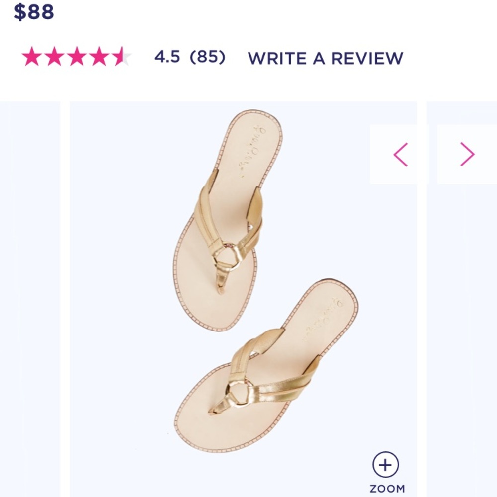 Lilly Pulitzer Flip Flops